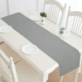 thumbnail image 1 of MKHERT Grey Table Runner for Office Kitchen Dining Room Wedding Party 16x72 inch, 1 of 4