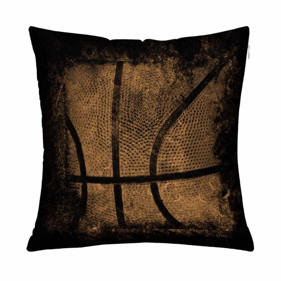 MKHERT Grunge Basketball Throw Pillowcase Pillow Cover Cushion Couver 18x18 inch