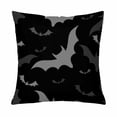 thumbnail image 1 of MKHERT Halloween Bats Pillow Covers Pillowcase Throw Pillows 18x18 inch, 1 of 2