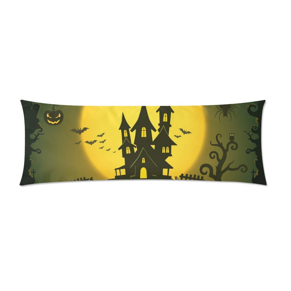 MKHERT Halloween Scary House Body Pillow Pillowcase Pillow Protector ...
