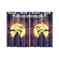 thumbnail image 1 of MKHERT Halloween Witch Blackout Window Curtain Kitchen Curtain 26x39 inch, 2 Panels, 1 of 3
