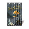 thumbnail image 1 of MKHERT Halloween Witch Flying Polyester Fabric Bathroom Shower Curtain 48x72 inch, 1 of 1