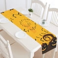 thumbnail image 1 of MKHERT Halloweenbats and Pumpkins Table Runner for Kitchen Wedding Party Home Decor 16x72 inch, 1 of 4
