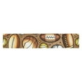 thumbnail image 1 of MKHERT Hand Drawn Sport Design Table Runner for Kitchen Wedding Party Home Decor 14x72 inch, 1 of 4
