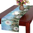 thumbnail image 1 of MKHERT Handwork Watercolor Landscape with Dandelions Flowers Table Runner Home Decor for Home Kitchen Dining Wedding Party 16x72 Inch, 1 of 2