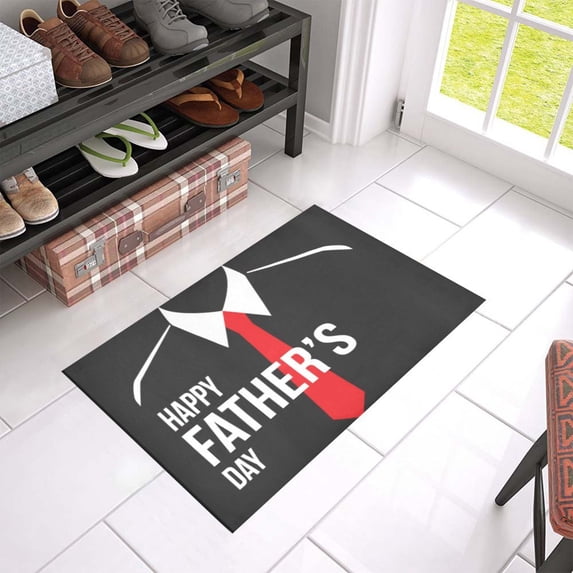 MKHERT Happy Father S Day Doormat Rug Home Decor Floor Mat Bath Mat 23.6x15.7 inch