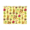 thumbnail image 1 of MKHERT Hawaii Luau Window Curtains Kitchen Curtain Room Bedroom Drapes Curtains 26x39 inch, 2 Piece, 1 of 3