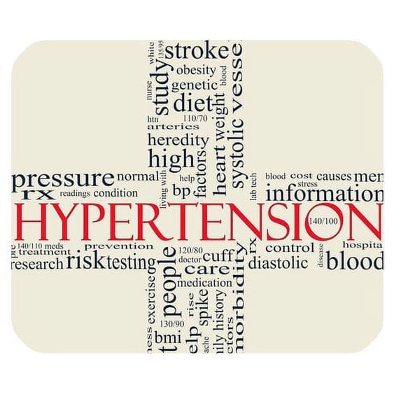 MKHERT Holy Cross Awareness of Health Rectangle Mousepad Mat For Mouse Mice Size 9.84x7.87 inches