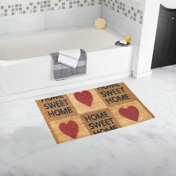 MKHERT Home Sweet Home Doormat Non-slip Bath Mat Floor Mat 30x18 inch