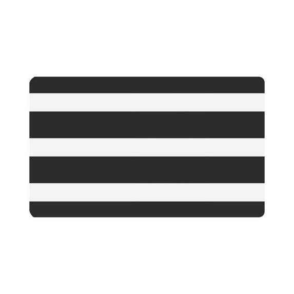 MKHERT Horizontal Straight Lines Stripes Doormat Rug Home Decor Floor Mat Bath Mat 30x18 inch