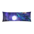 thumbnail image 1 of MKHERT Howling Wolf Body Pillowcase Pillow Protector Cushion Cover 20x60 inch, 1 of 1