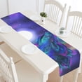thumbnail image 1 of MKHERT Howling Wolf Table Runner for Wedding Party Banquet Decoration 14x72 inch, 1 of 3