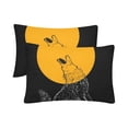 thumbnail image 1 of MKHERT Howling wolf Pillowcase Pillow Protector Cushion Cover 20x30 inch,Set of 2, 1 of 3
