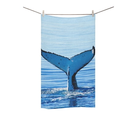 MKHERT Humpback Whale Bath Towel Hand Towel Shower Towel Washcloth 16x28 inch