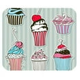 thumbnail image 1 of MKHERT Ice Cream Cake Collection Design Pattern Rectangle Mousepad Mat For Mouse Mice Size 9.84x7.87 inches, 1 of 1