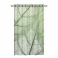 thumbnail image 1 of MKHERT Leaf Design Blackout Window Curtain Drapes Bedroom Living Room Kitchen Curtains 52x84 inch, 1 of 2