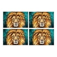 thumbnail image 1 of MKHERT Lion Aslan Digital Painting Lion Aslan Placemats Table Mats for Dining Room Kitchen Table Decoration 12x18 inch,Set of 4, 1 of 4