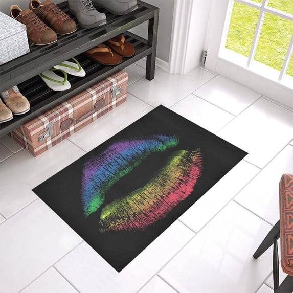 MKHERT Lips Doormat Rug Home Decor Floor Mat Bath Mat 23.6x15.7 inch
