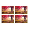 thumbnail image 1 of MKHERT Majestic Landscape with Autumn Trees in Forest Placemats Table Mats for Dining Room Kitchen Table Decoration 12x18 inch,Set of 4, 1 of 4