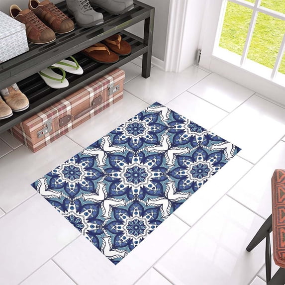 MKHERT Mandala Doormat Rug Home Decor Floor Mat Bath Mat 23.6x15.7 inch