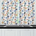 thumbnail image 1 of MKHERT Marine Shell Window Curtain Kitchen Curtain 26x39 inch,Two Piece, 1 of 3
