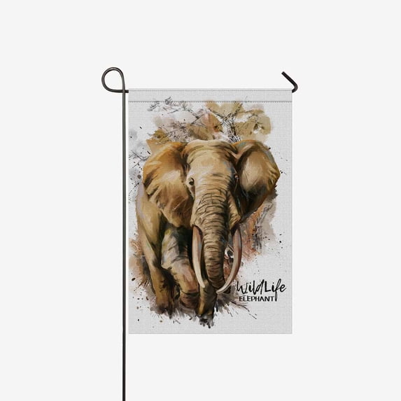 MKHERT Mermaid Fish Garden Flag Banner Decorative Flag for Wedding Home Outdoor Garden Decor 12x18 inch