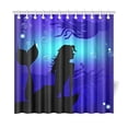 thumbnail image 1 of MKHERT Mermaid Fish Shower Curtain Home Decor Bathroom Shower Curtain 66x72 inch, 1 of 1
