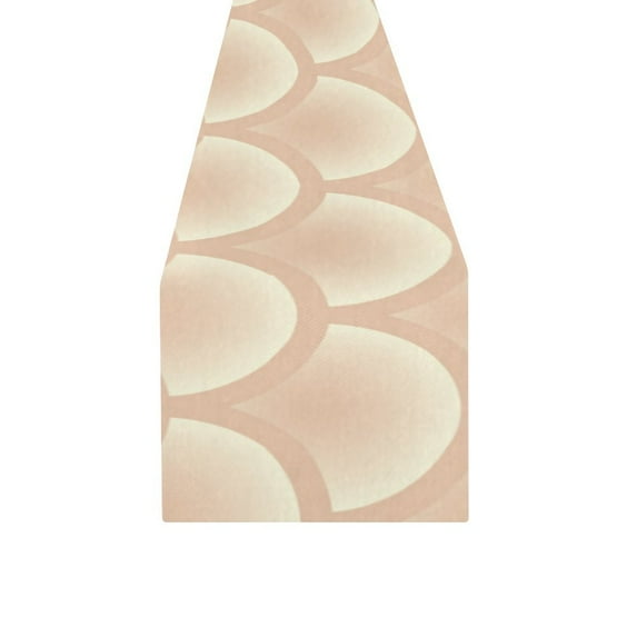 MKHERT Mermaid Scales Table Runner for Wedding Party Banquet Decoration 14x72 inch