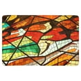 thumbnail image 1 of MKHERT Modern Universe Stained Glass Window Doormat Rug Home Decor Floor Mat Bath Mat 23.6x15.7 inch, 1 of 3