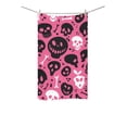 thumbnail image 1 of MKHERT Monsters And Skulls Pink Bath Towel Hand Towel Shower Towel Washcloth 16x28 inch, 1 of 3