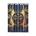 thumbnail image 1 of MKHERT Moon Sun Blackout Window Curtain Drapes Bedroom Living Room Kitchen Curtains 52x84 inch, 1 of 3