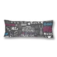 thumbnail image 1 of MKHERT Music Doodle Body Pillow Pillowcase Pillow Protector Cushion Cover 20x60 Inch, 1 of 2