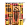 thumbnail image 1 of MKHERT Musical Drum And Percussion Sets Polyester Fabric Bathroom Shower Curtain 60x72 inch, 1 of 1