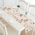 thumbnail image 1 of MKHERT Musical Notes Table Runner for Office Kitchen Dining Wedding Party Home Decor 16x72 inch, 1 of 3