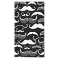 thumbnail image 1 of MKHERT Mustache Cool Pattern Bath Towel Shower Towel Wash Cloth Face Towels 16x28 inches, 1 of 3