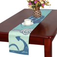 thumbnail image 1 of MKHERT Nautical Anchor And Ropes Table Runner for Kitchen Wedding Party Home Decor 16x72 inch, 1 of 4