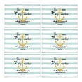 thumbnail image 1 of MKHERT Nautical Anchor Quotes On Mint and White Striped Lines Placemats Table Mats for Dining Room Kitchen Table Decoration 12x18 inch,Set of 6, 1 of 4