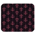 thumbnail image 1 of MKHERT Nautical Chevron Anchor Seamless Pattern Rectangle Mousepad Mat For Mouse Mice Size 9.84x7.87 inches, 1 of 1