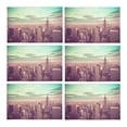 thumbnail image 1 of MKHERT New York City Skyline Manhattan NYC Placemats Table Mats for Dining Room Kitchen Table Decoration 12x18 inch,Set of 6, 1 of 4
