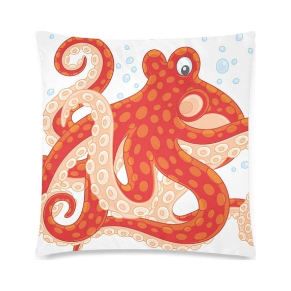 MKHERT Octopus Pillow Covers Pillowcase Throw Pillows 18x18 inch