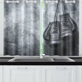 thumbnail image 1 of MKHERT Old Boxing Gloves Window Curtain Kitchen Curtains Window Treatments 26x39 inch,Set of 2, 1 of 3