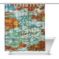 thumbnail image 1 of MKHERT Old Peeling Paint on a Vintage Wooden Background House Decor Shower Curtain for Bathroom Decorative Bathroom Shower Curtain Set 66x72 inch, 1 of 1
