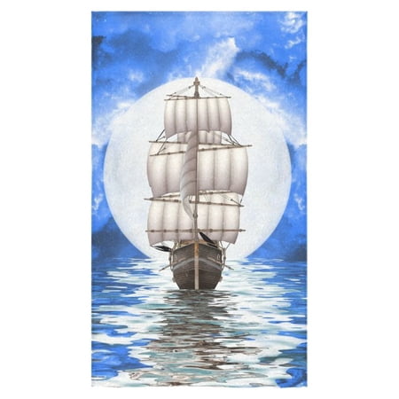 MKHERT Old Pirate Ship Bath Towel Hand Towel Shower Towel Washcloth 16x28 inch