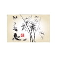 thumbnail image 1 of MKHERT Oriental Ink And Wash Painting Bamboo Drangonfly And Koi Fish Placemats Table Mats for Dining Room Kitchen Table Decoration 12x18 inch,Set of 4, 1 of 4