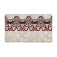 thumbnail image 1 of MKHERT Ornamental Background with Flower Ribbon Stripes Doormat Rug Home Decor Floor Mat Bath Mat 30x18 inch, 1 of 3
