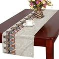 thumbnail image 1 of MKHERT Ornamental Background with Flower Ribbon Stripes Table Runner Home Decor for Wedding Banquet Decoration 16x72 Inch, 1 of 2