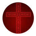 thumbnail image 1 of MKHERT Ornate Holy Cross Round Mousepad Mat For Mouse Mice Size 7.87x7.87 inches, 1 of 1