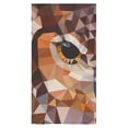 thumbnail image 1 of MKHERT Owl Head Eye Geometric Modern Illustration Bath Towel 30x56 Inches Bathroom Towel Beach Sunbath, 1 of 2