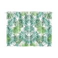 thumbnail image 1 of MKHERT Palm Leaves Window Curtain Kitchen Curtains Window Treatments 26x39 inch,Set of 2, 1 of 3