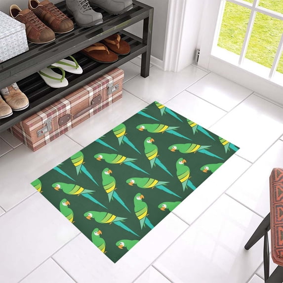 MKHERT Parrot Doormat Rug Home Decor Floor Mat Bath Mat 23.6x15.7 inch